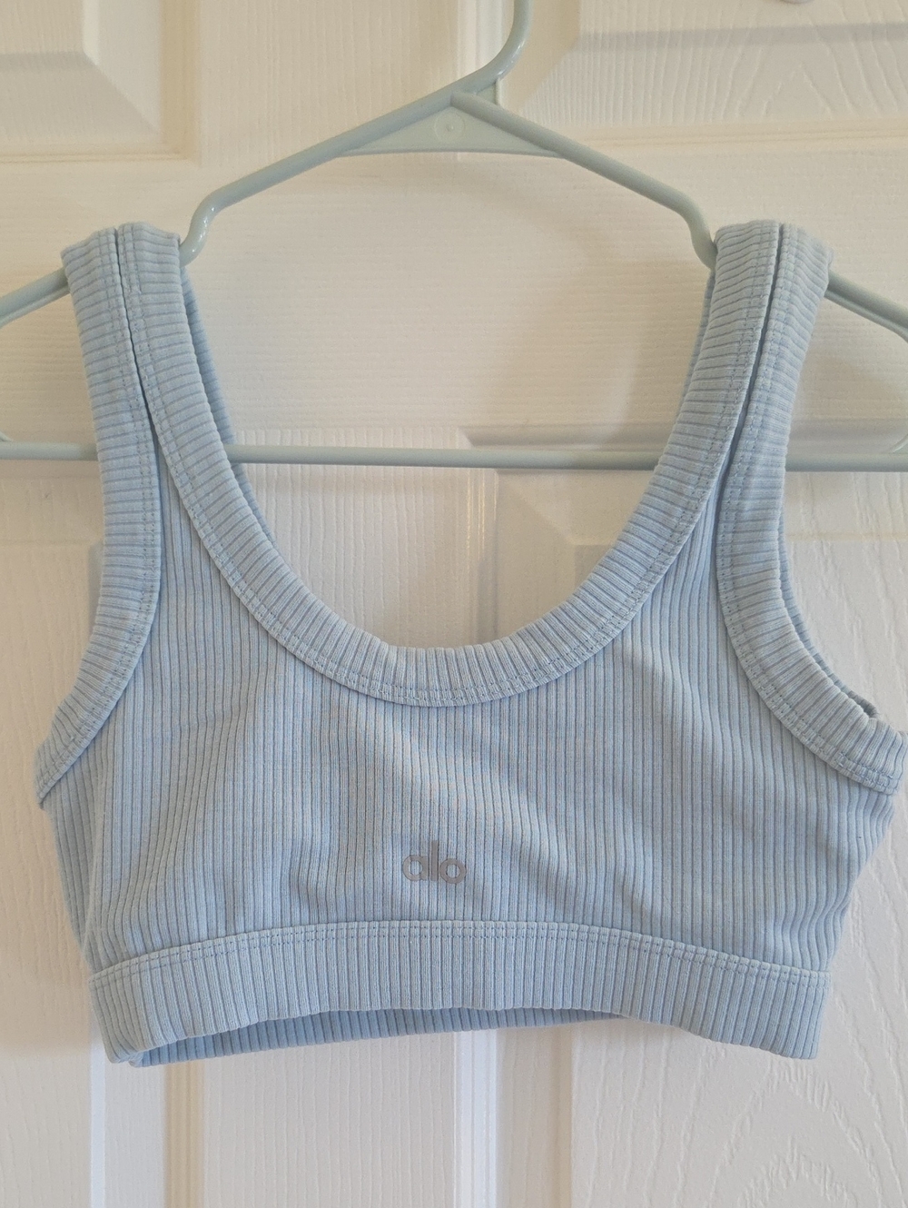 ALO Yoga Sky Ribbed Supportive Sports Bralette
